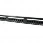 Cat6 Patch Panel RJ45 UTP with Removable Rear Cable Management Bar