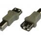 USB Adaptor A Type Female to B Type Male USB Adaptor A Type Female to B Type Male